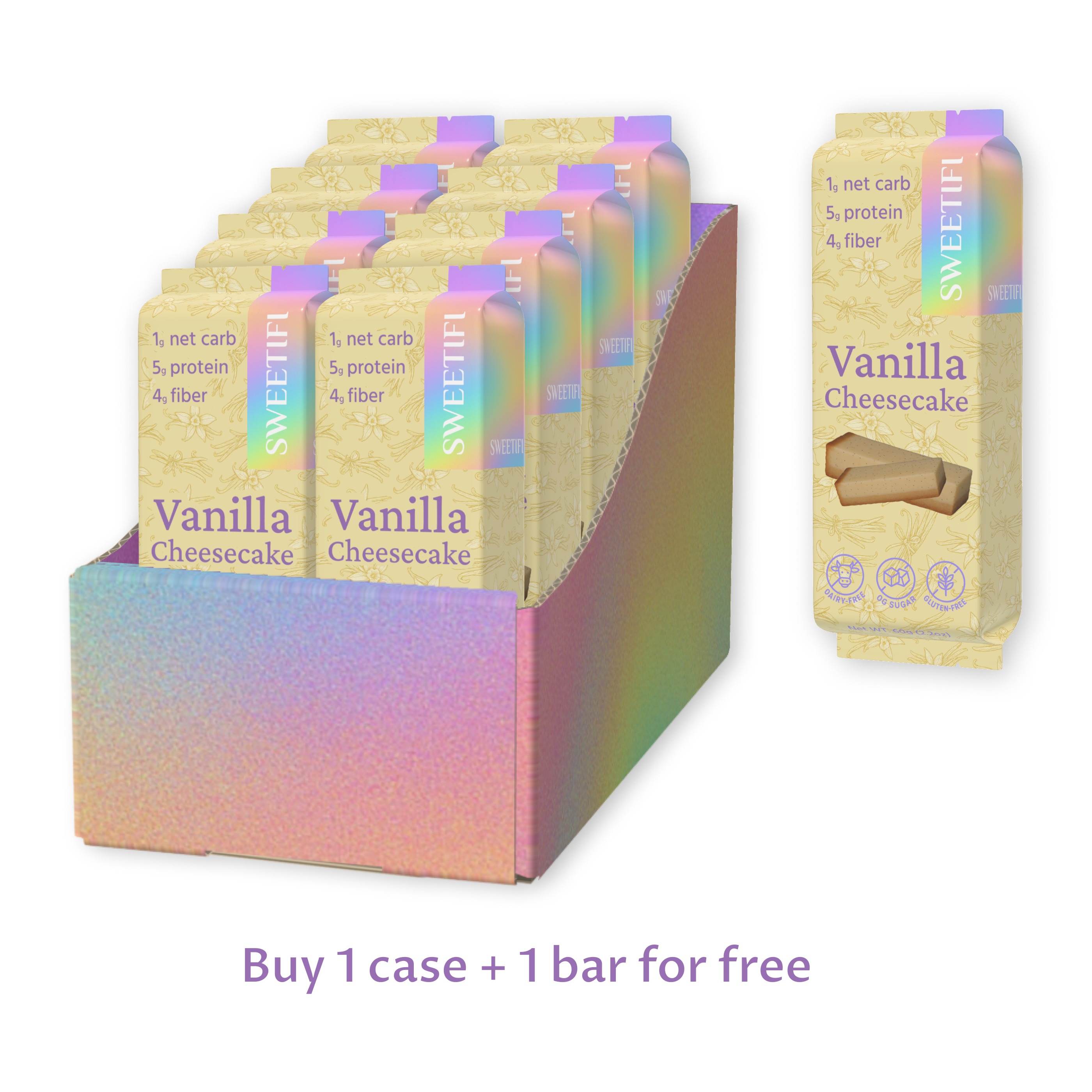 Vanilla Protein Cheesecake | Keto