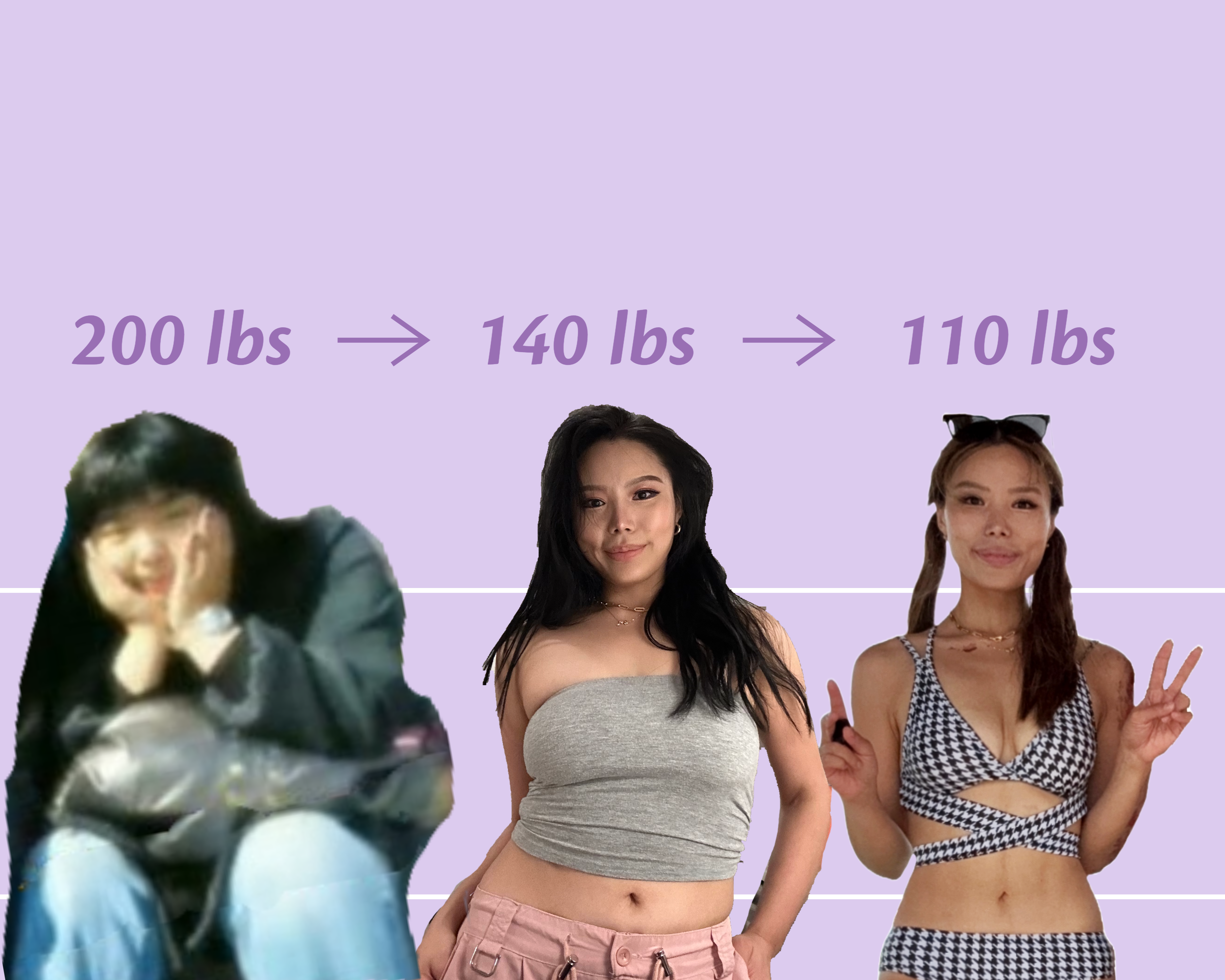 before and after weight loss